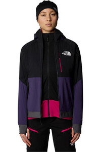 The North Face chaqueta outdoor mujer W BINNTAL HYBRID VENTRIX HOODIE vista detalle