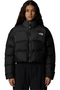 The North Face chaqueta outdoor mujer W CROPPED SAIKURU vista frontal