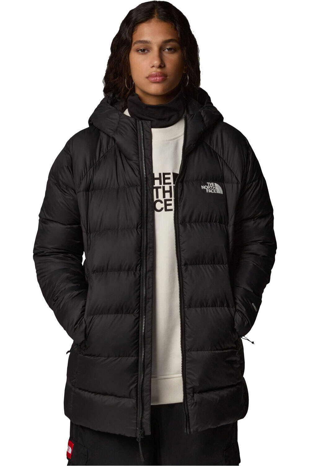 The North Face chaqueta outdoor mujer W HYALITE DOWN PARKA vista detalle