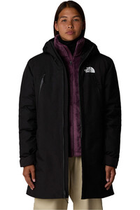 The North Face chaqueta outdoor mujer W MTN RANGE DOWN PARKA vista detalle