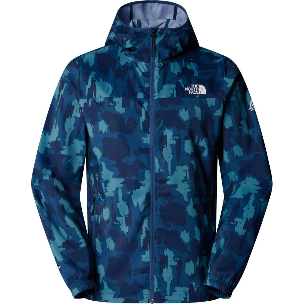 The North Face chaqueta softshell hombre M MA HOODED WIND JACKET PRINT 03