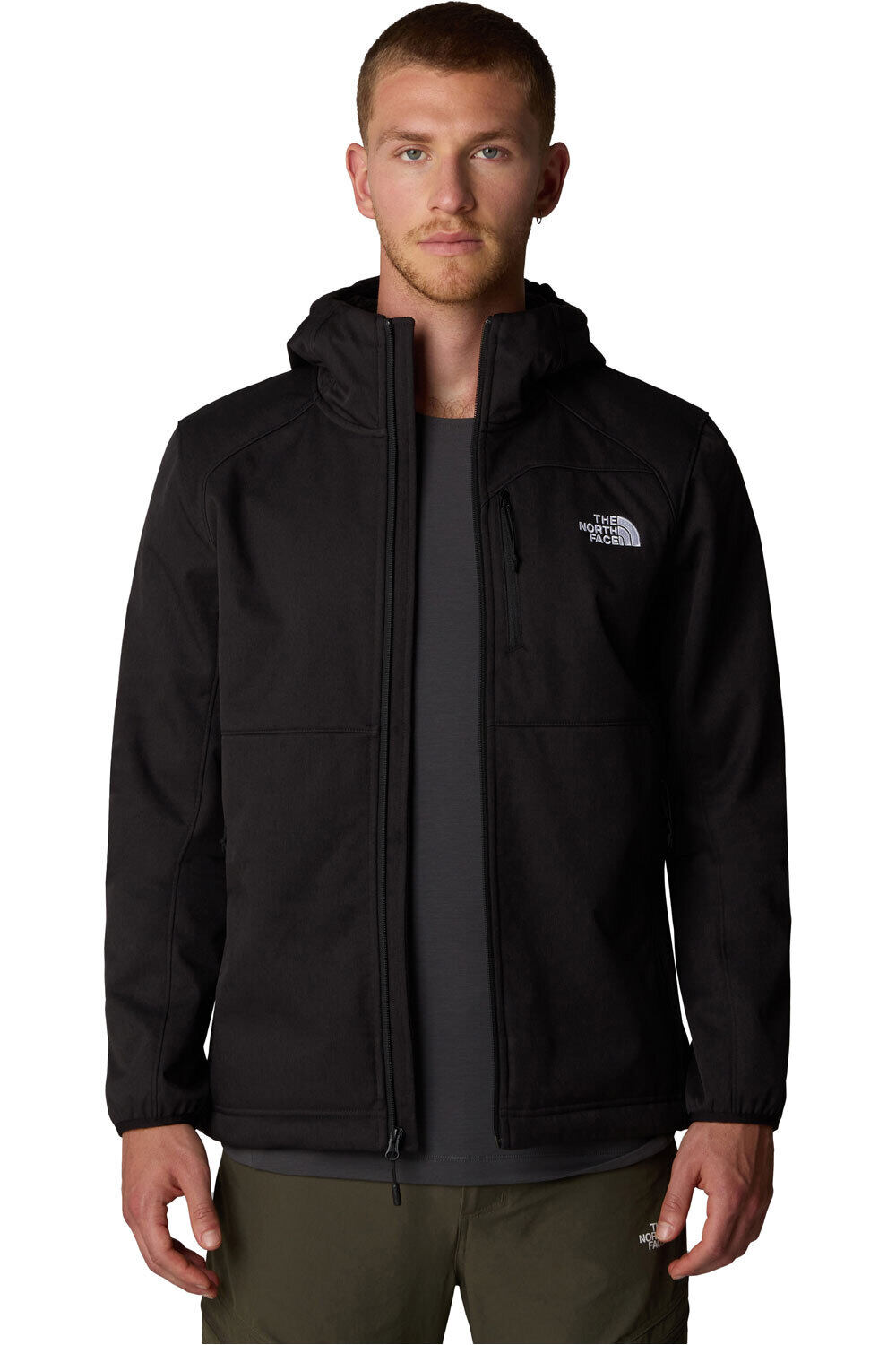 The North Face chaqueta softshell hombre M QUEST HOODED SOFTSHELL vista detalle