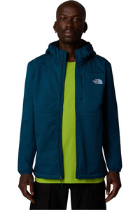 The North Face chaqueta softshell hombre M QUEST HOODED SOFTSHELL vista detalle