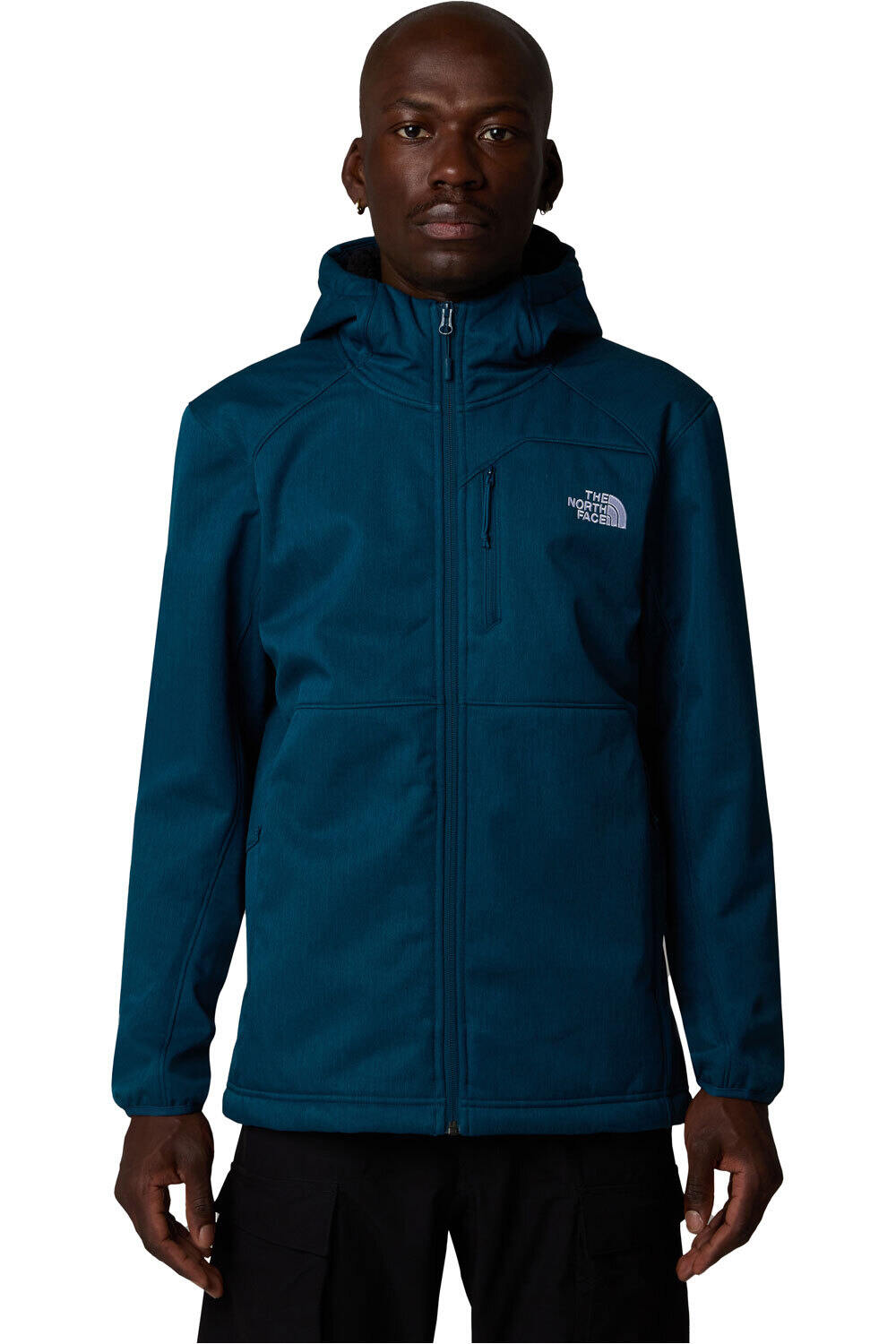 The North Face chaqueta softshell hombre M QUEST HOODED SOFTSHELL vista frontal