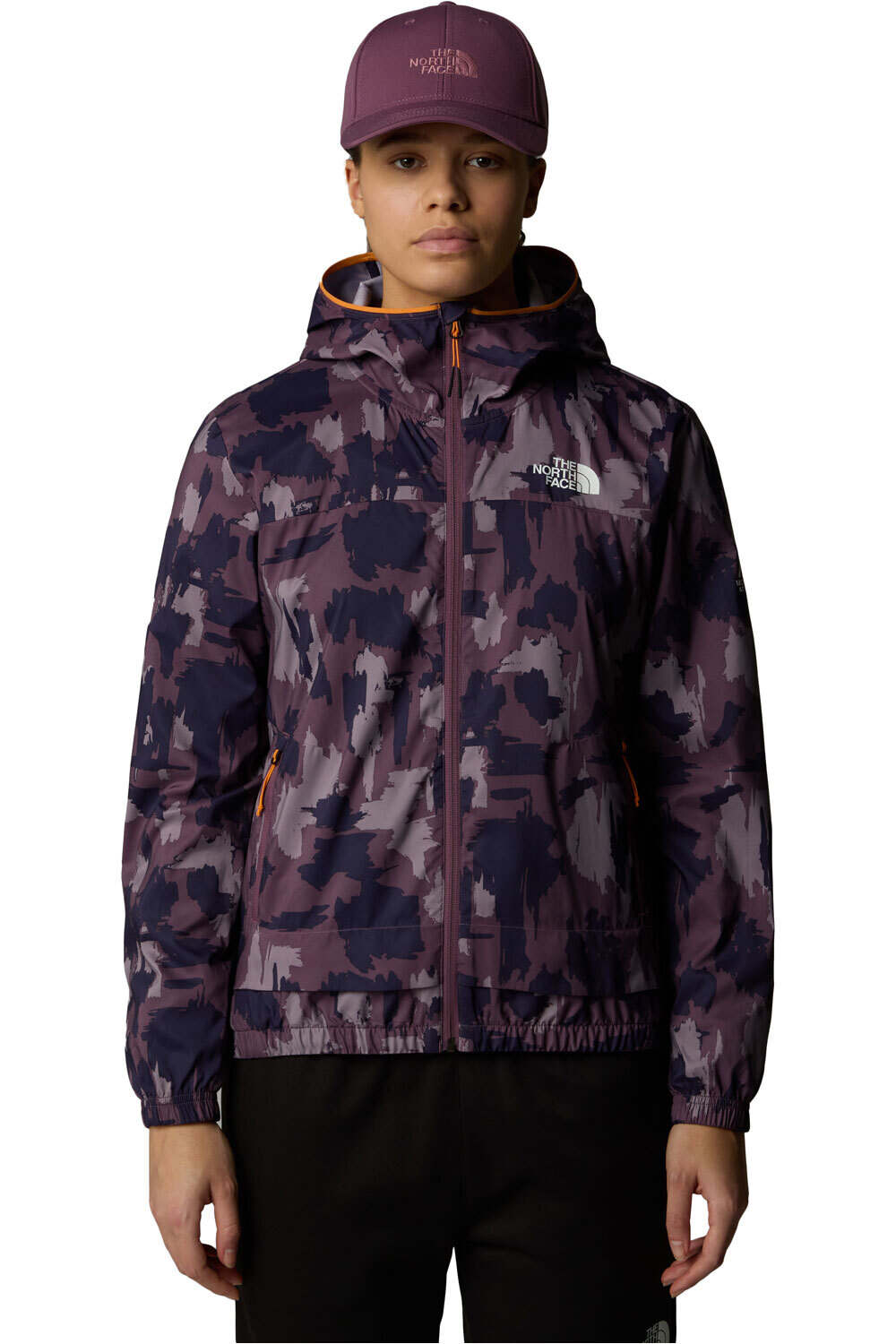 The North Face chaqueta softshell mujer W MA WIND TRACK TOP PRINT vista frontal