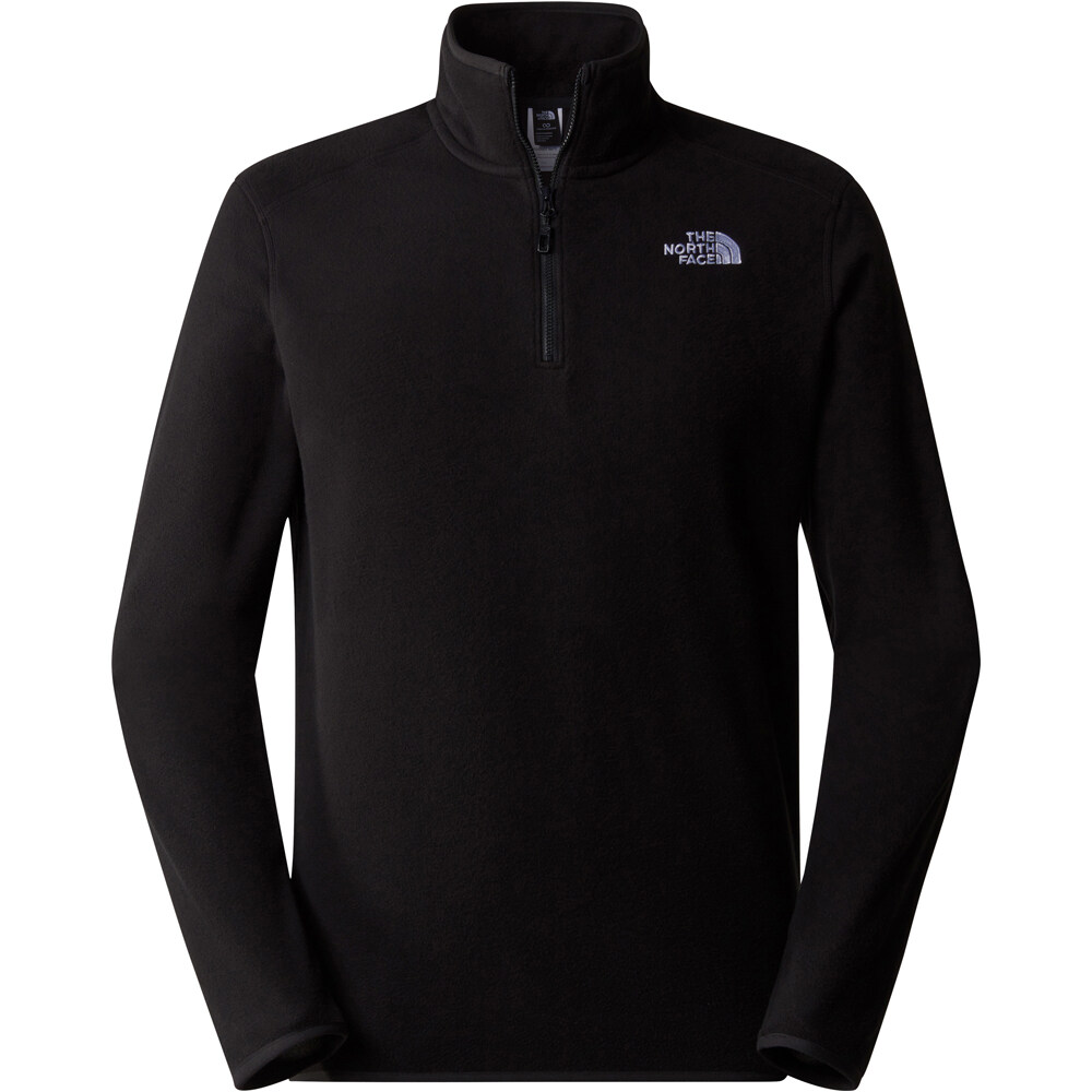 The North Face forro polar hombre M 100 GLACIER 1/4 ZIP vista detalle