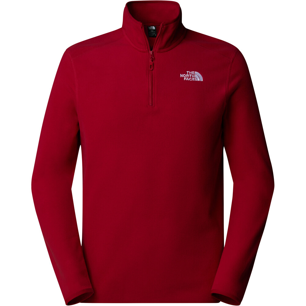 The North Face forro polar hombre M 100 GLACIER 1/4 ZIP vista frontal