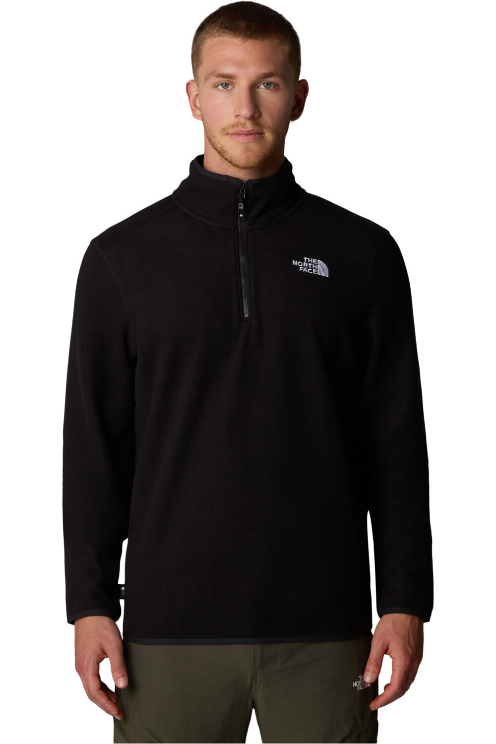 The North Face forro polar hombre M 100 GLACIER 1/4 ZIP vista frontal