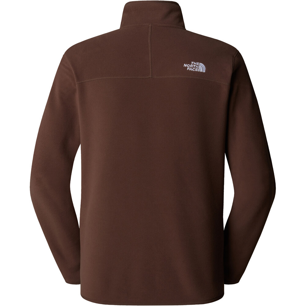 The North Face forro polar hombre M 100 GLACIER 1/4 ZIP vista trasera