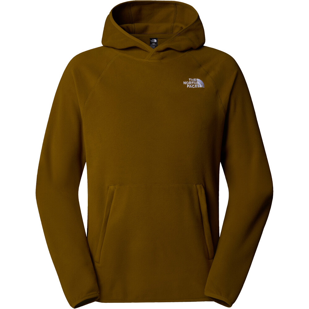 The North Face forro polar hombre M 100 GLACIER HOODIE vista frontal