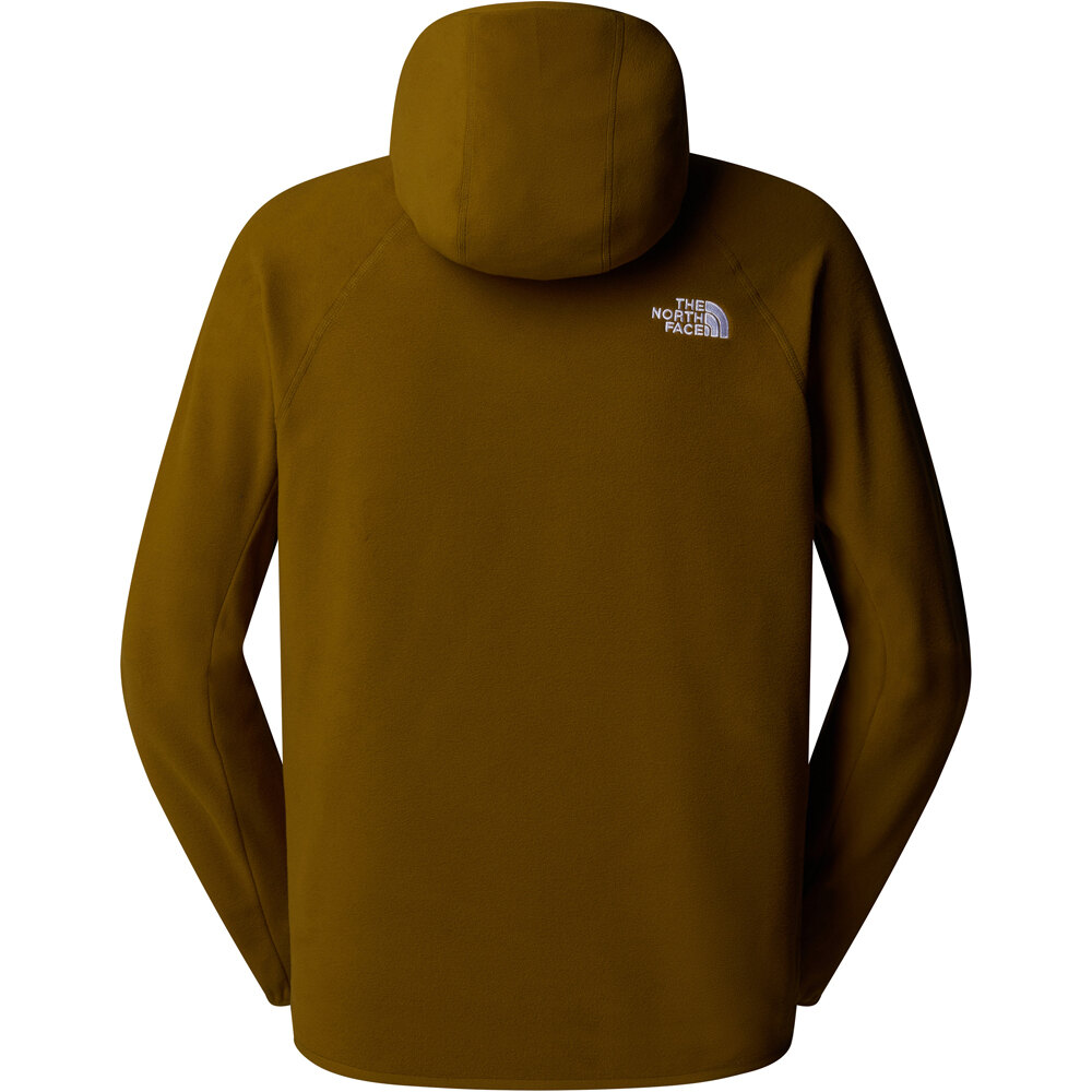 The North Face forro polar hombre M 100 GLACIER HOODIE vista trasera