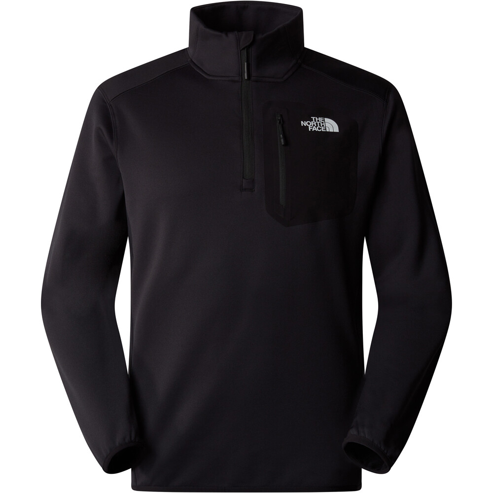 The North Face forro polar hombre M CREST  1/4 ZIP vista detalle