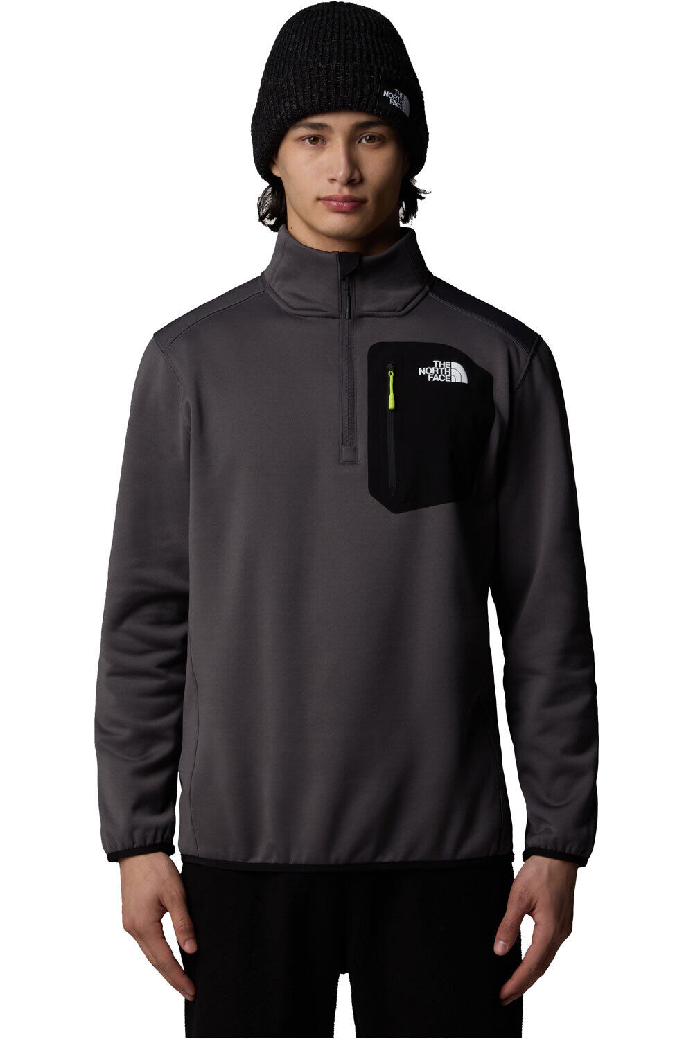 The North Face forro polar hombre M CREST  1/4 ZIP vista frontal