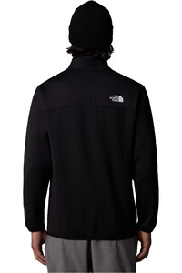 The North Face forro polar hombre M CREST  1/4 ZIP vista trasera