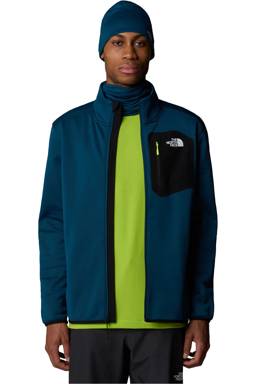 The North Face forro polar hombre M CREST FZ vista detalle