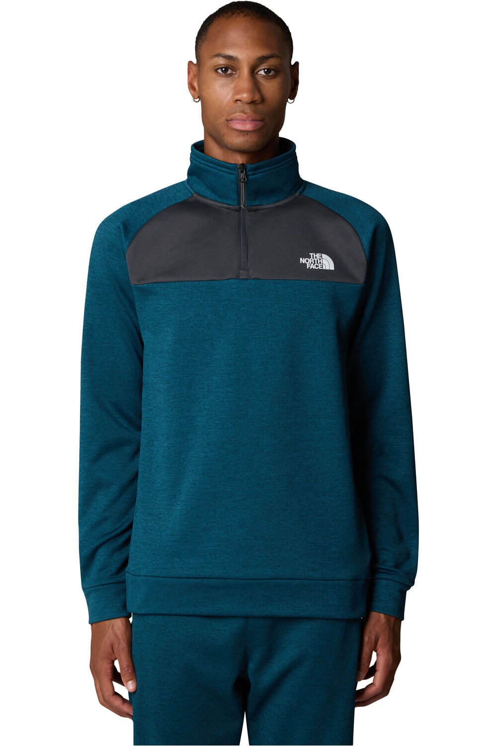 The North Face forro polar hombre M REAXION 1/4 ZIP FLEECE vista frontal