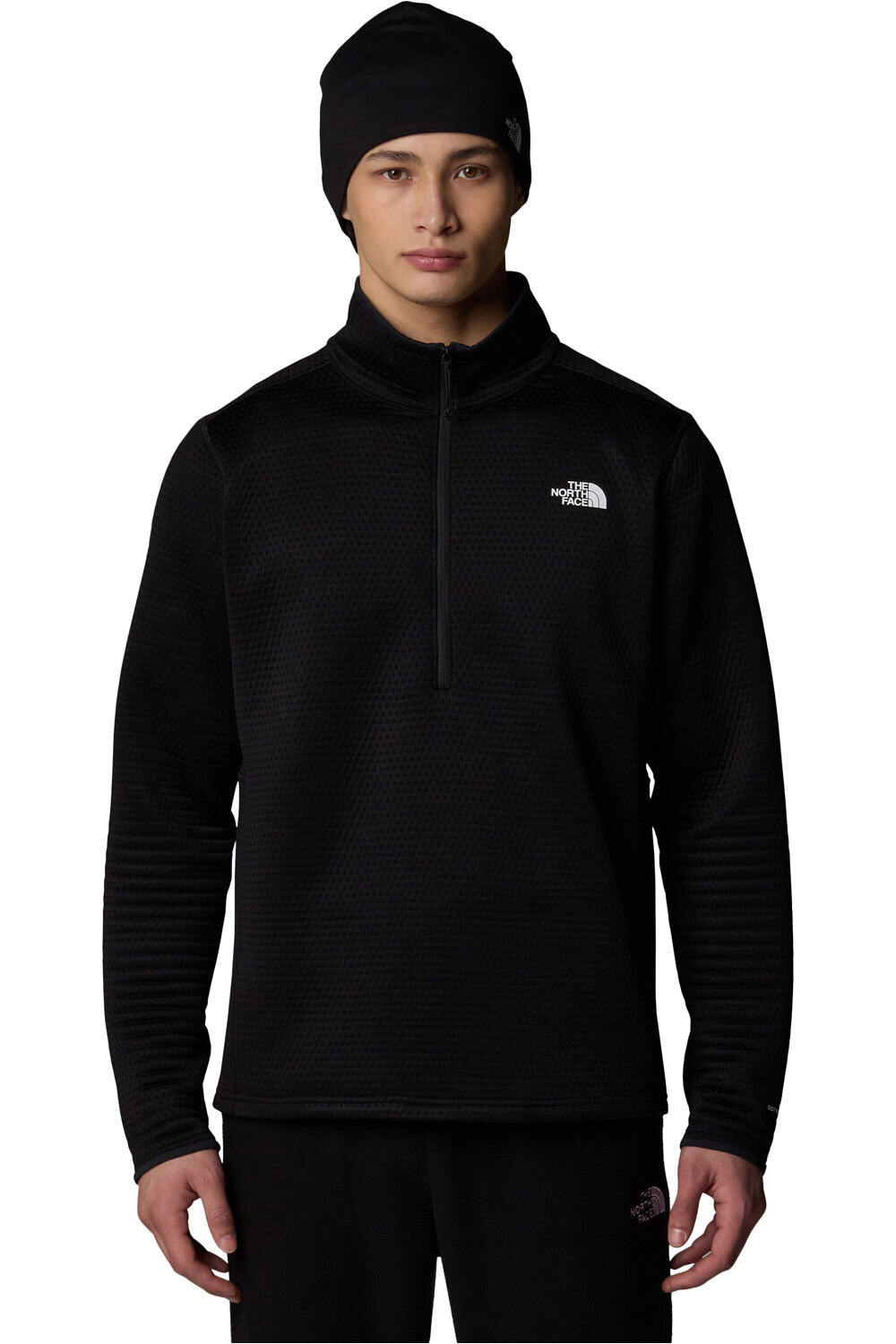 The North Face forro polar hombre M VERTICAL THERMAL 1/4 ZIP vista frontal