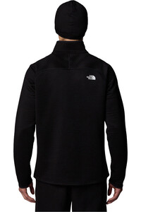 The North Face forro polar hombre M VERTICAL THERMAL 1/4 ZIP vista trasera