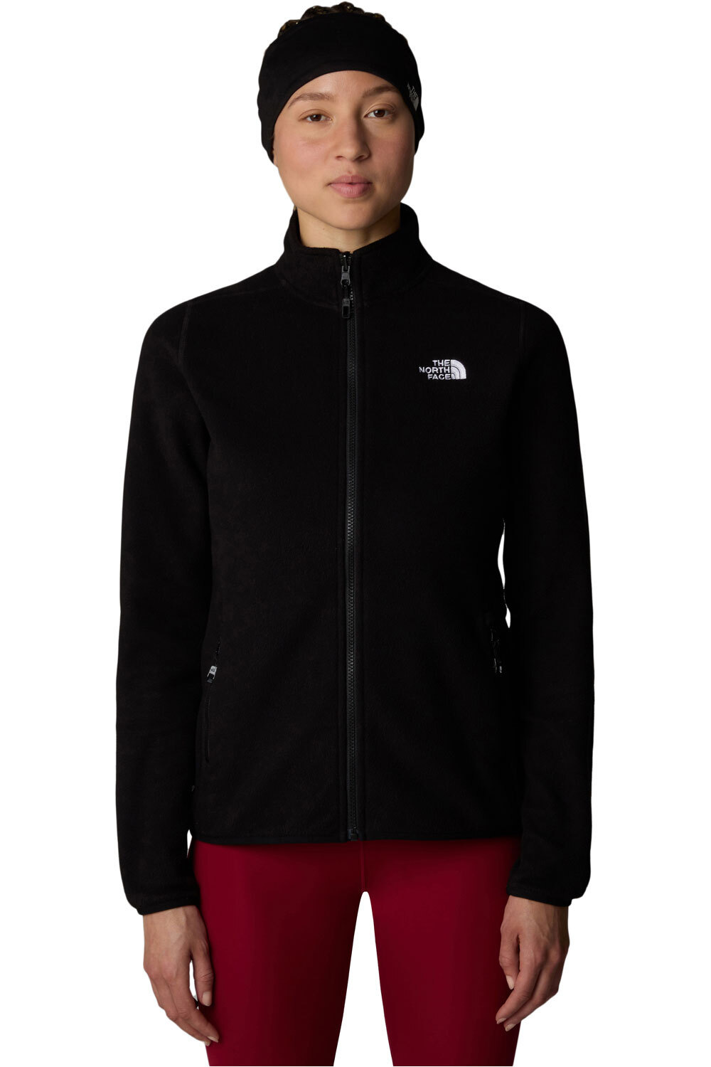 The North Face forro polar mujer W 100 GLACIER FZ vista frontal