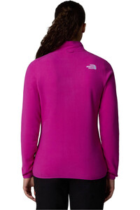 The North Face forro polar mujer W 100 GLACIER FZ vista trasera