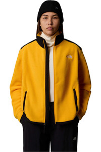 The North Face forro polar mujer W ALPINE POLARTEC 200 FZ JACKET vista detalle