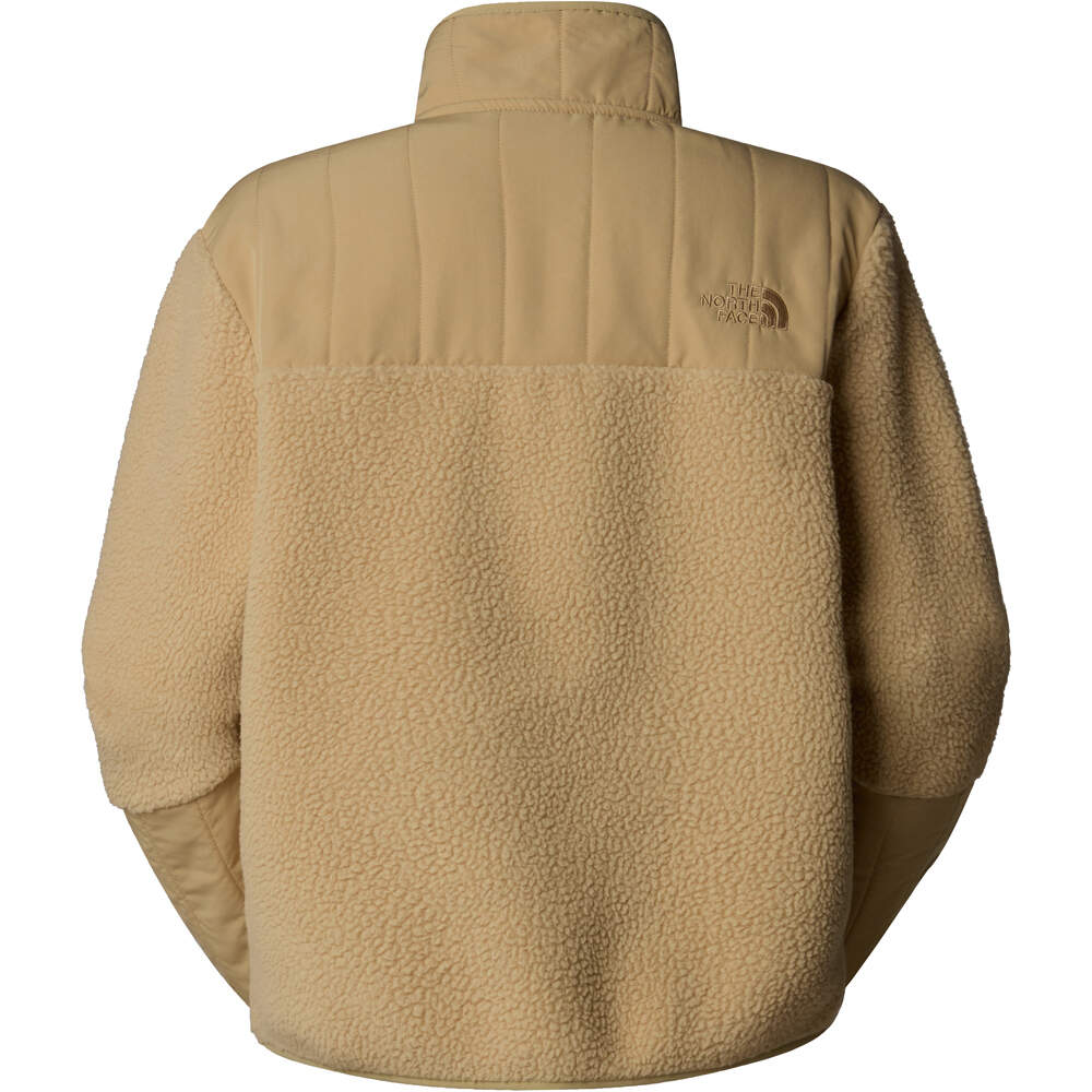 The North Face forro polar mujer W CRAGMONT FLEECE 1/4 SNAP vista trasera