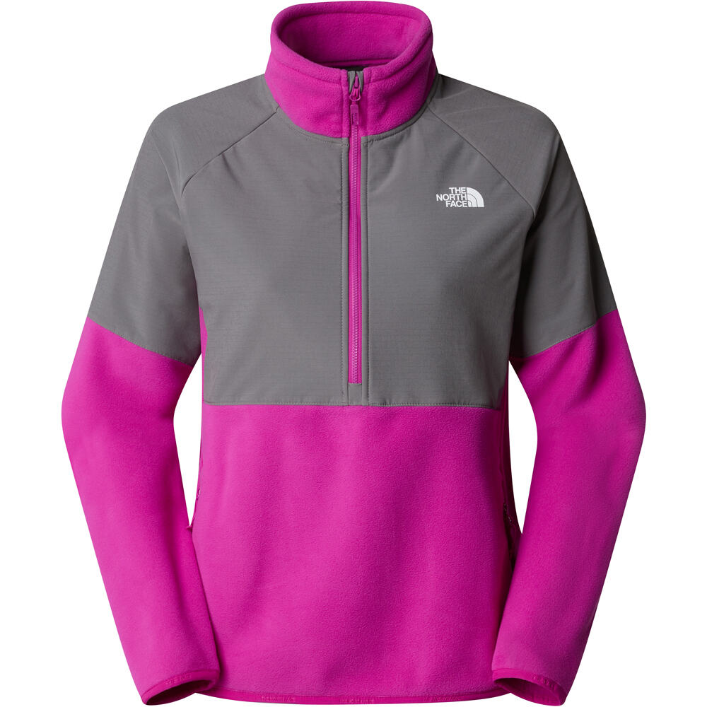 The North Face forro polar mujer W GLACIER HEAVYWEIGHT 1/2 ZIP JACKET vista frontal