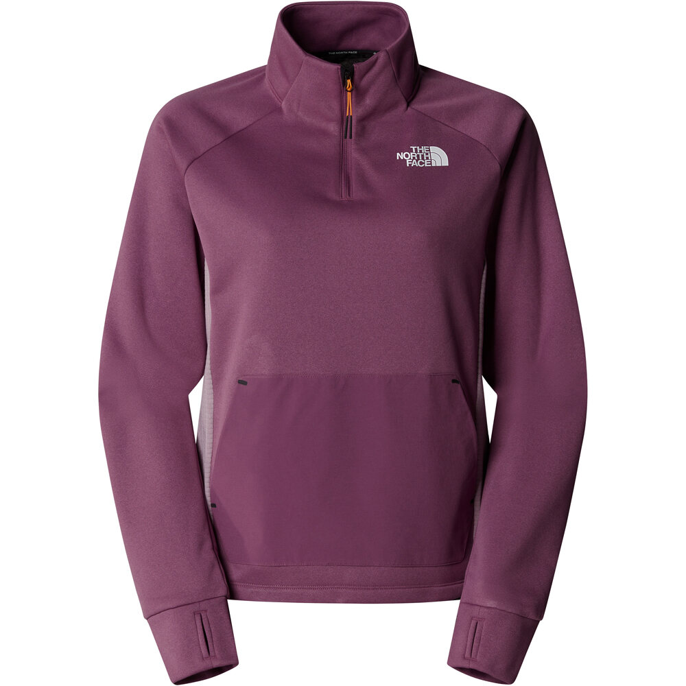 The North Face forro polar mujer W MA FLEECE 1/4 ZIP vista detalle