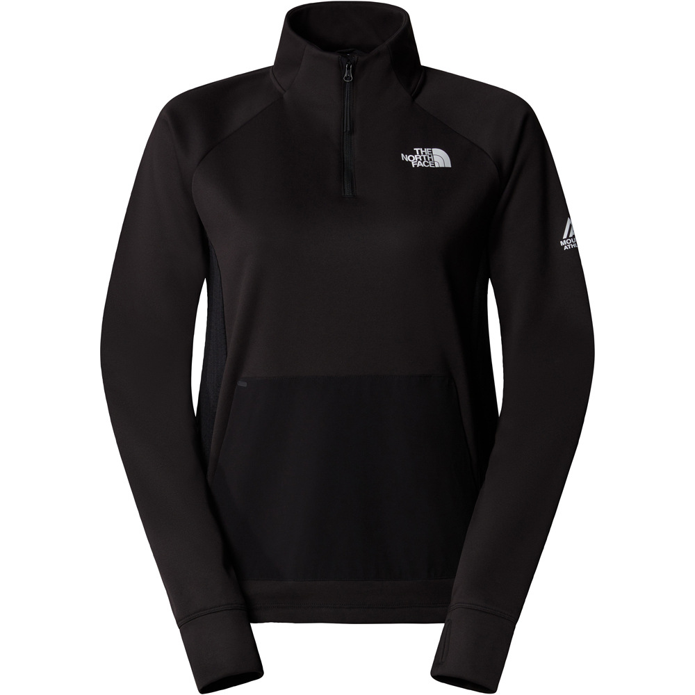 The North Face forro polar mujer W MA FLEECE 1/4 ZIP vista detalle