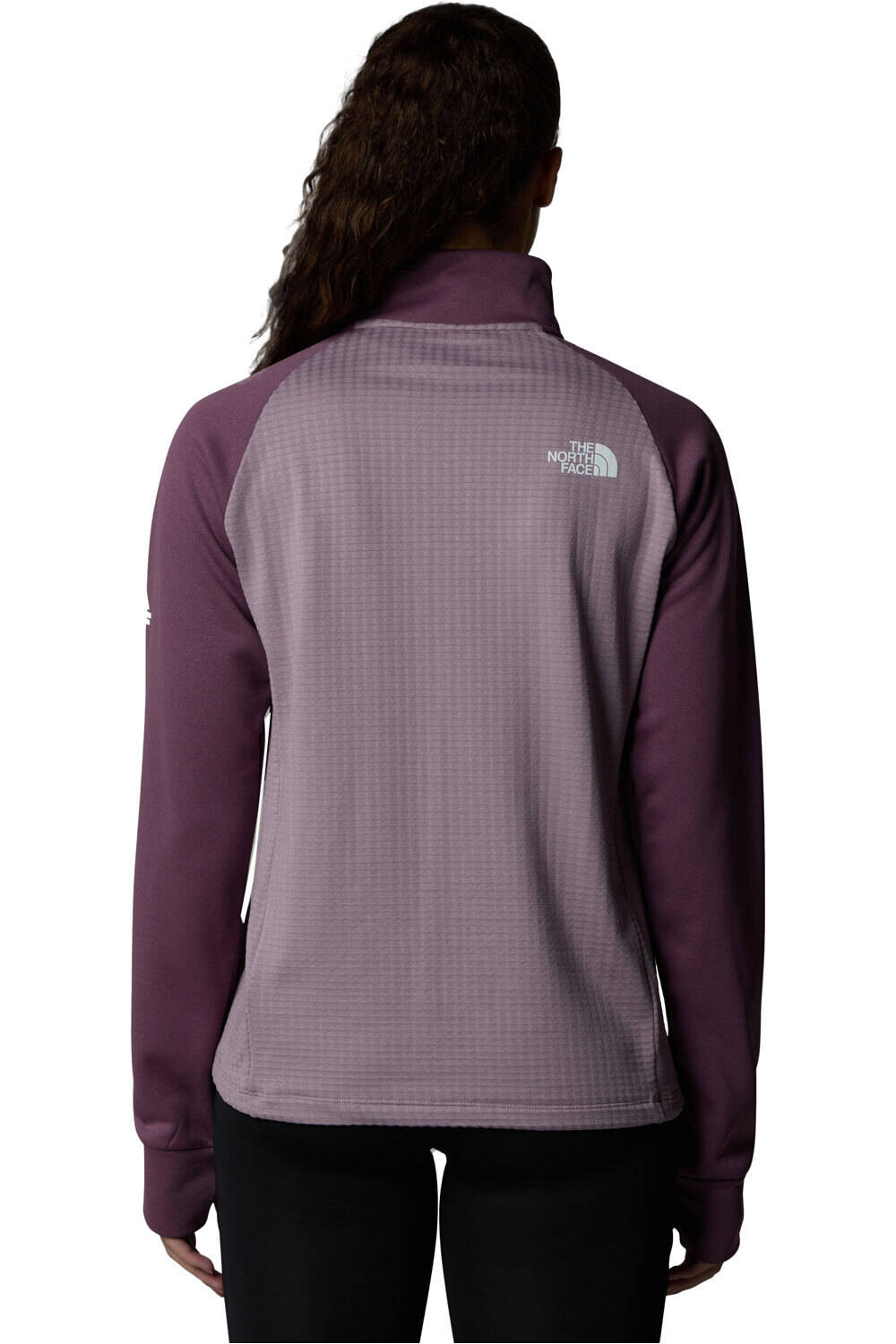 The North Face forro polar mujer W MA FLEECE 1/4 ZIP vista trasera