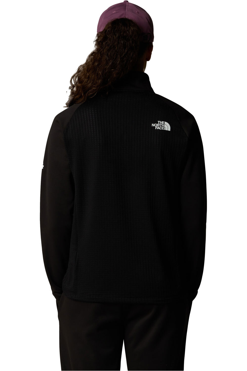 The North Face forro polar mujer W MA FLEECE 1/4 ZIP vista trasera