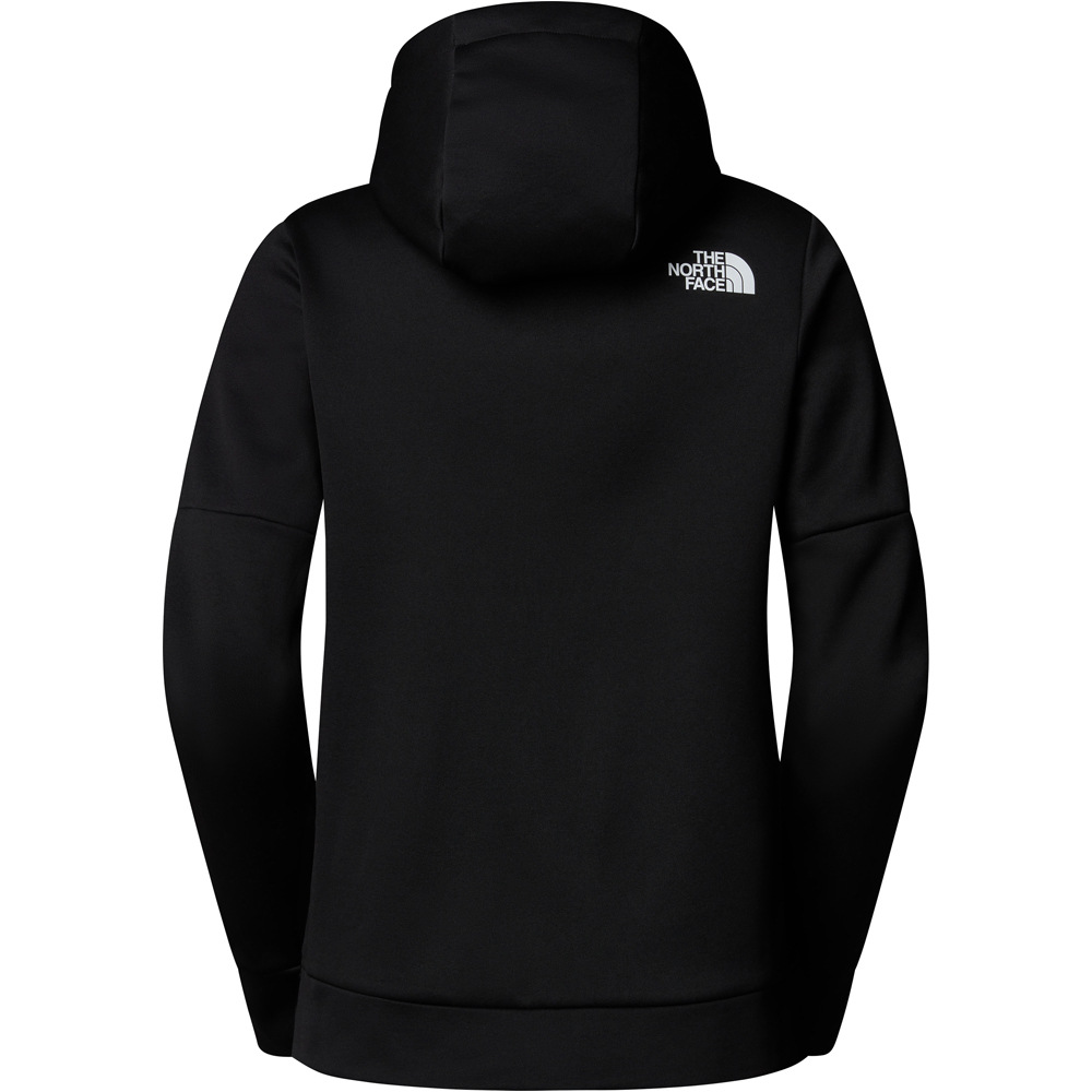 The North Face forro polar mujer W REAXION FLEECE F/Z HOODIE - EU 04