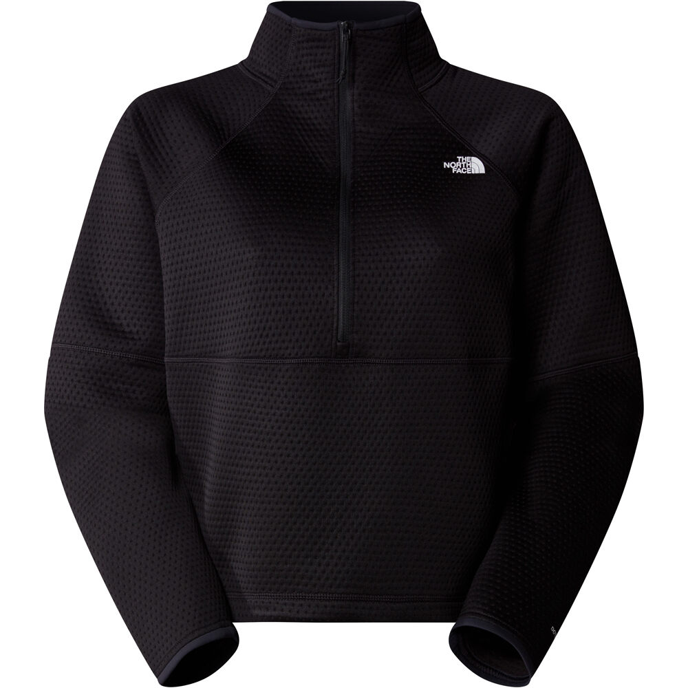 The North Face forro polar mujer W VERTICAL THERMAL 1/4 ZIP vista detalle