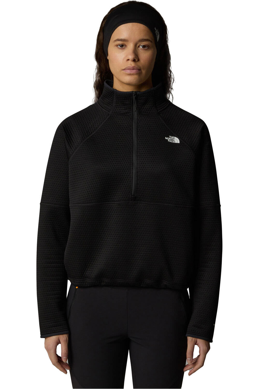 The North Face forro polar mujer W VERTICAL THERMAL 1/4 ZIP vista frontal