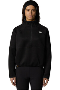 The North Face forro polar mujer W VERTICAL THERMAL 1/4 ZIP vista frontal