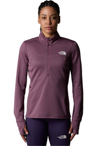 The North Face forro polar mujer W WINTER WARM PRO 1/4 ZIP vista frontal