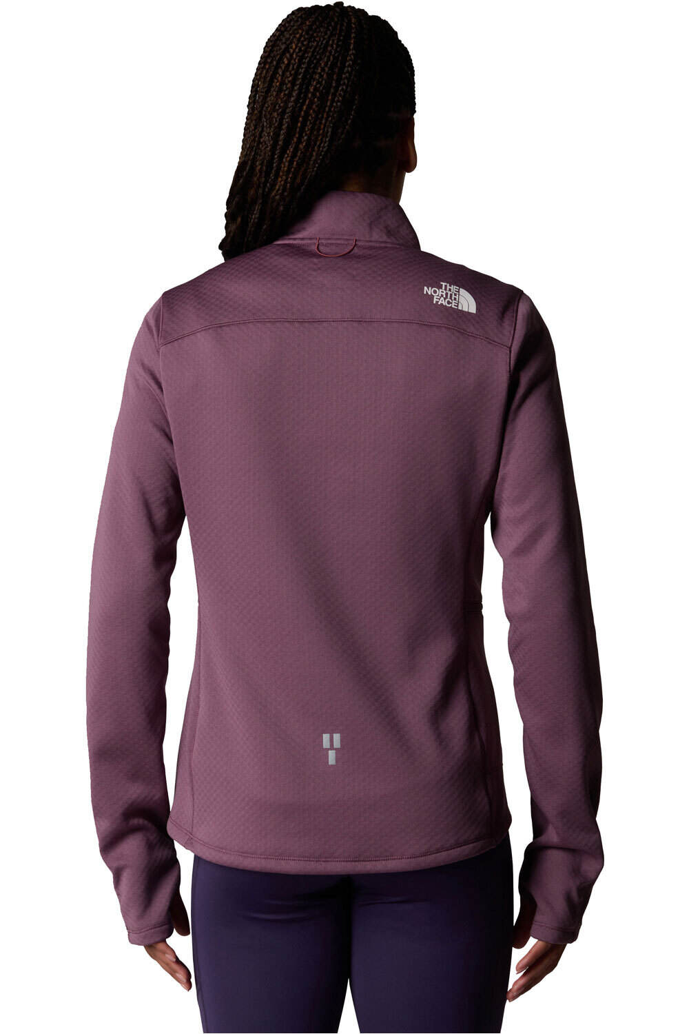 The North Face forro polar mujer W WINTER WARM PRO 1/4 ZIP vista trasera