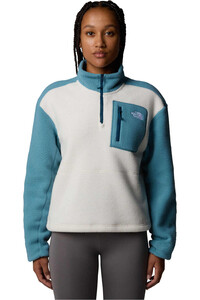 The North Face forro polar mujer W YUMIORI 1/4 ZIP vista frontal