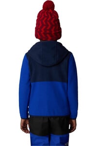 The North Face forro polar niño KID GLACIER F/Z HOODIE vista trasera