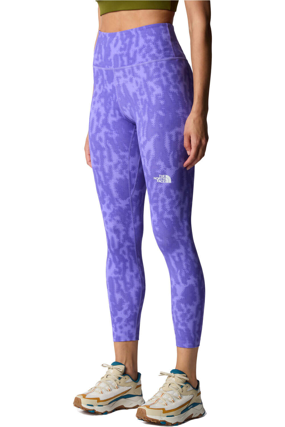 The North Face malla larga mujer W FLEX 25IN TIGHT PRINT vista frontal