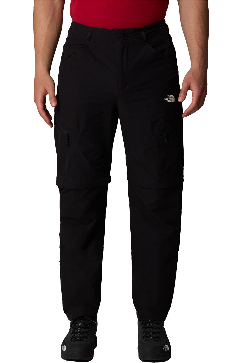 The North Face pantalón montaña hombre M EXPLORATION CONV REG TAPERED PANT vista frontal