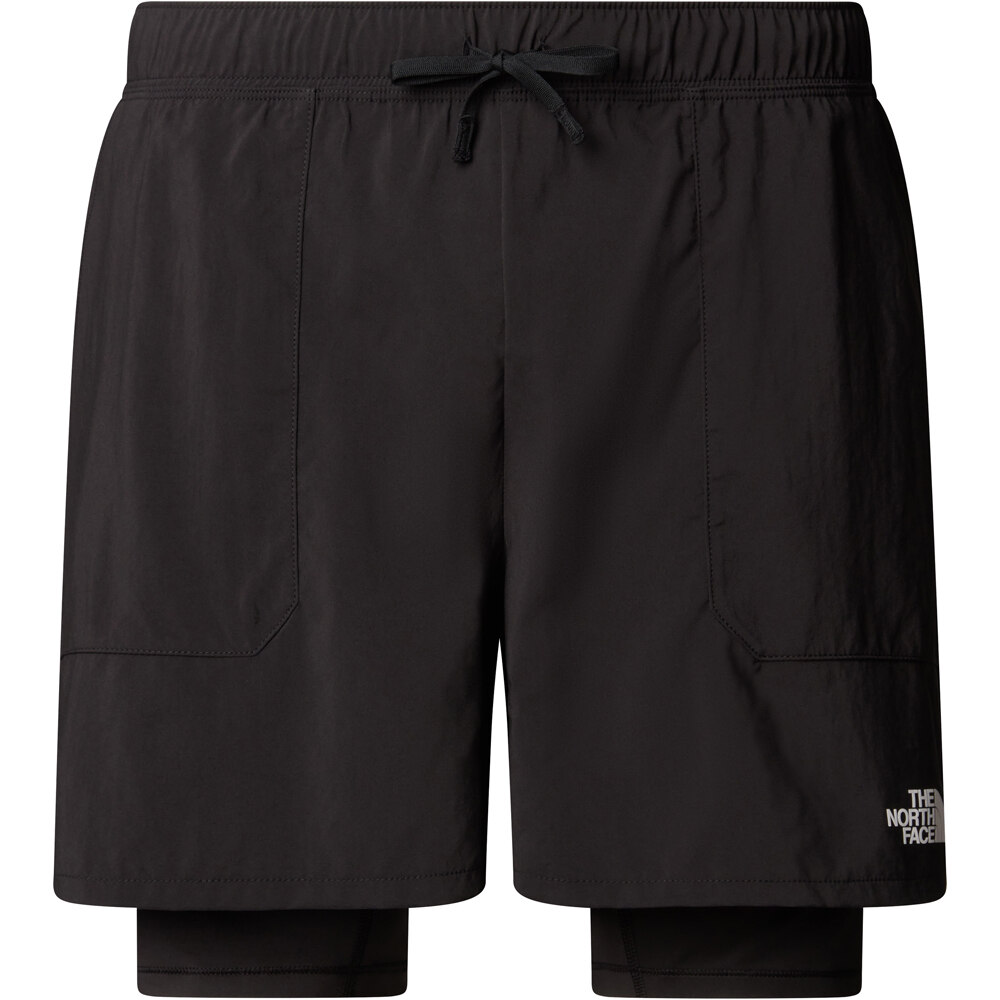 The North Face pantalón running hombre M SUNRISER 2IN1 SHORT 6IN vista frontal