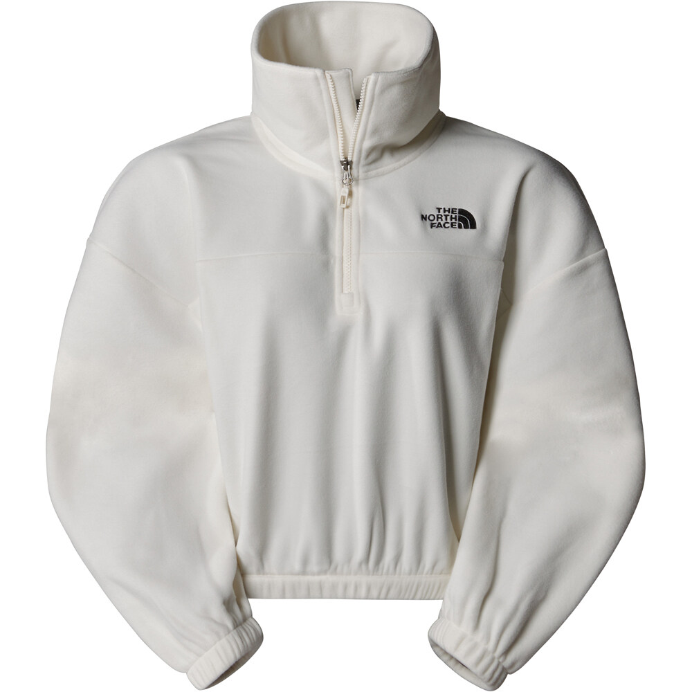 The North Face polar mujer W 100 GLACIER HALF ZIP FLEECE vista detalle