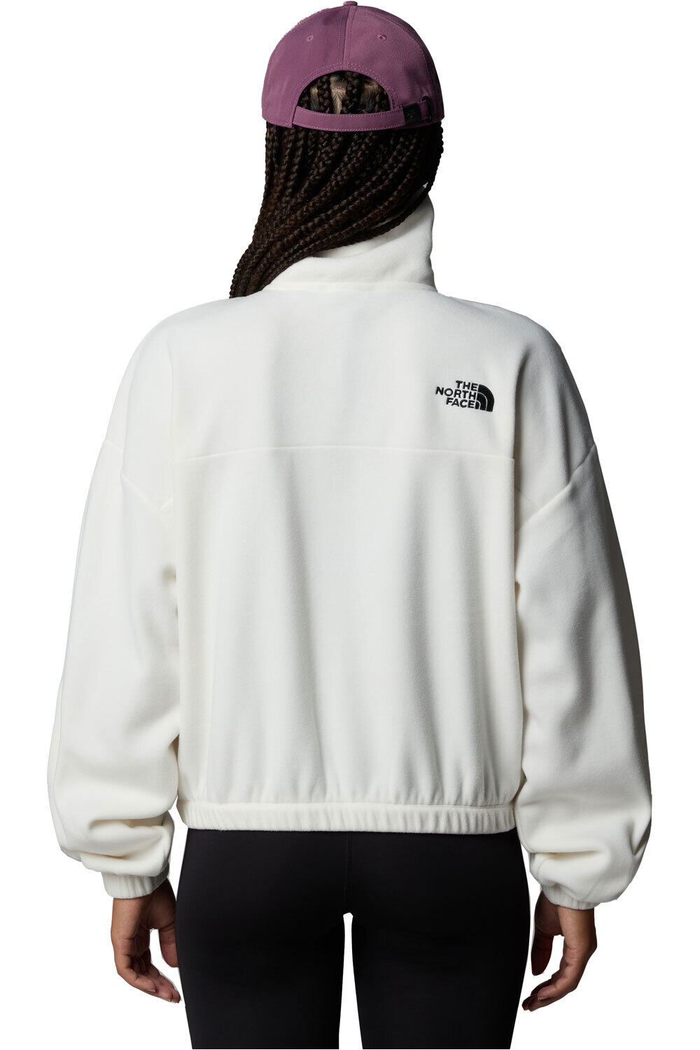 The North Face polar mujer W 100 GLACIER HALF ZIP FLEECE vista trasera