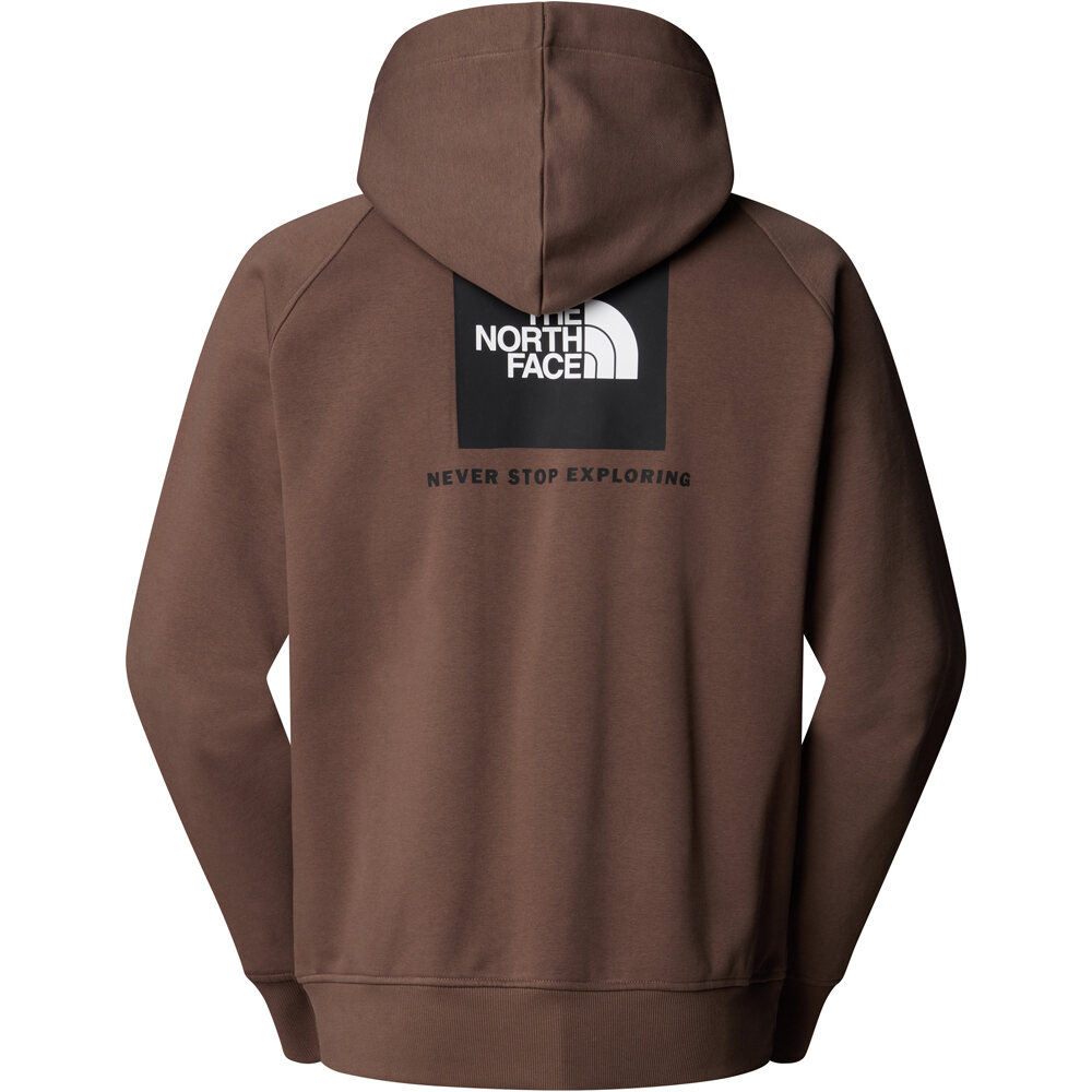 The North Face sudadera hombre M RAGLAN REDBOX HOODIE vista detalle