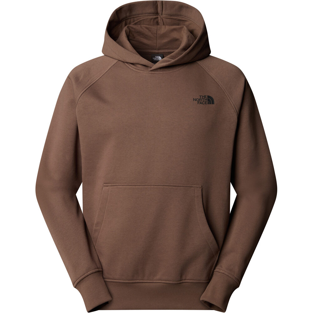 The North Face sudadera hombre M RAGLAN REDBOX HOODIE vista trasera