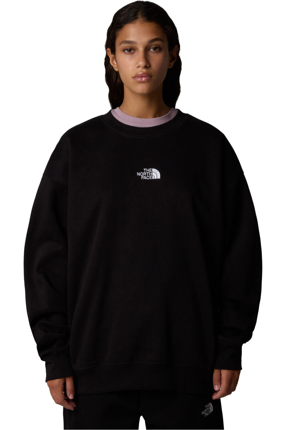 The North Face sudadera mujer W ESSENTIAL CREW vista frontal