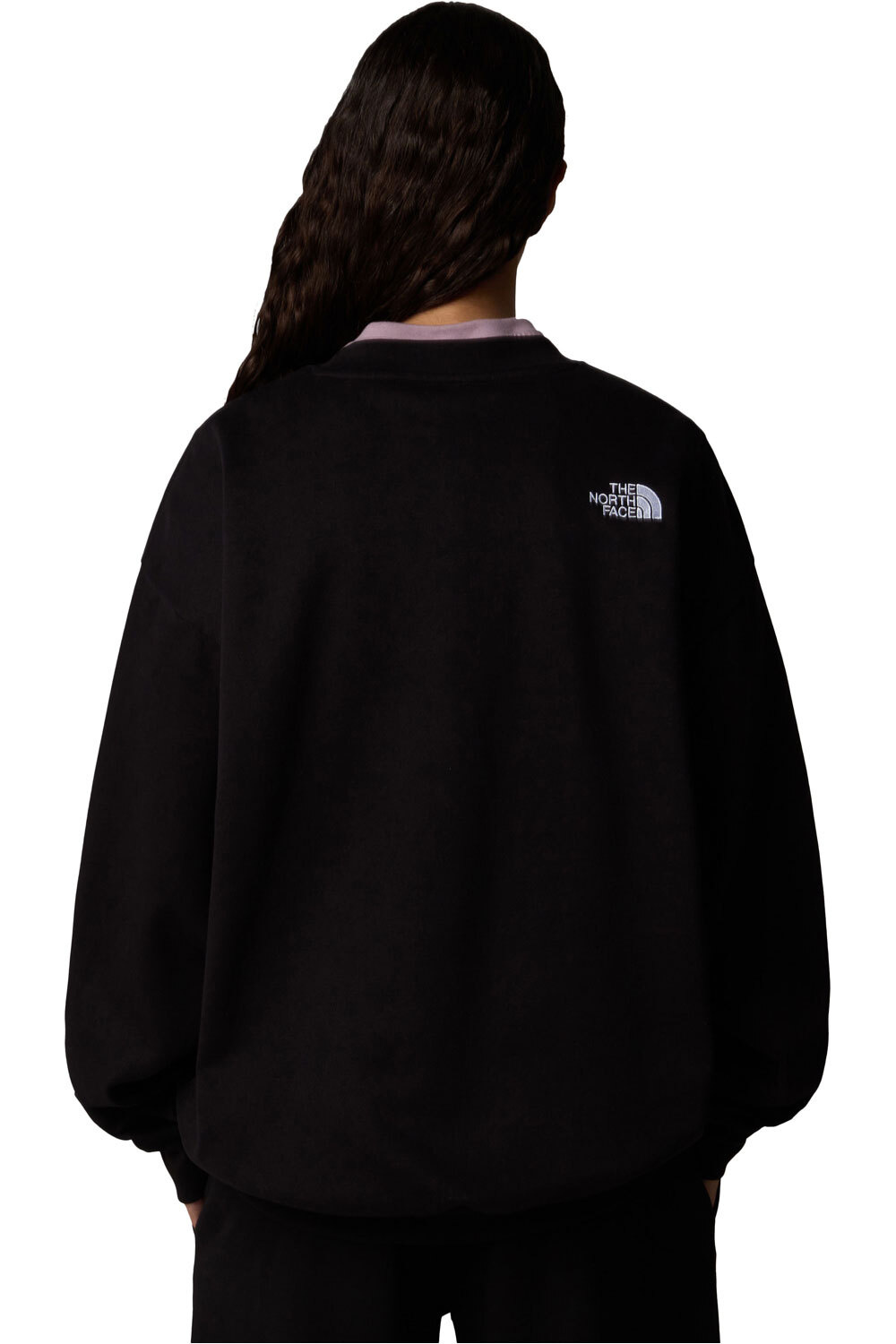 The North Face sudadera mujer W ESSENTIAL CREW vista trasera