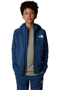 The North Face sudadera niño B MOUNTAIN ATHLETICS FULL ZIP HOODIE vista detalle