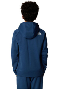 The North Face sudadera niño B MOUNTAIN ATHLETICS FULL ZIP HOODIE vista trasera